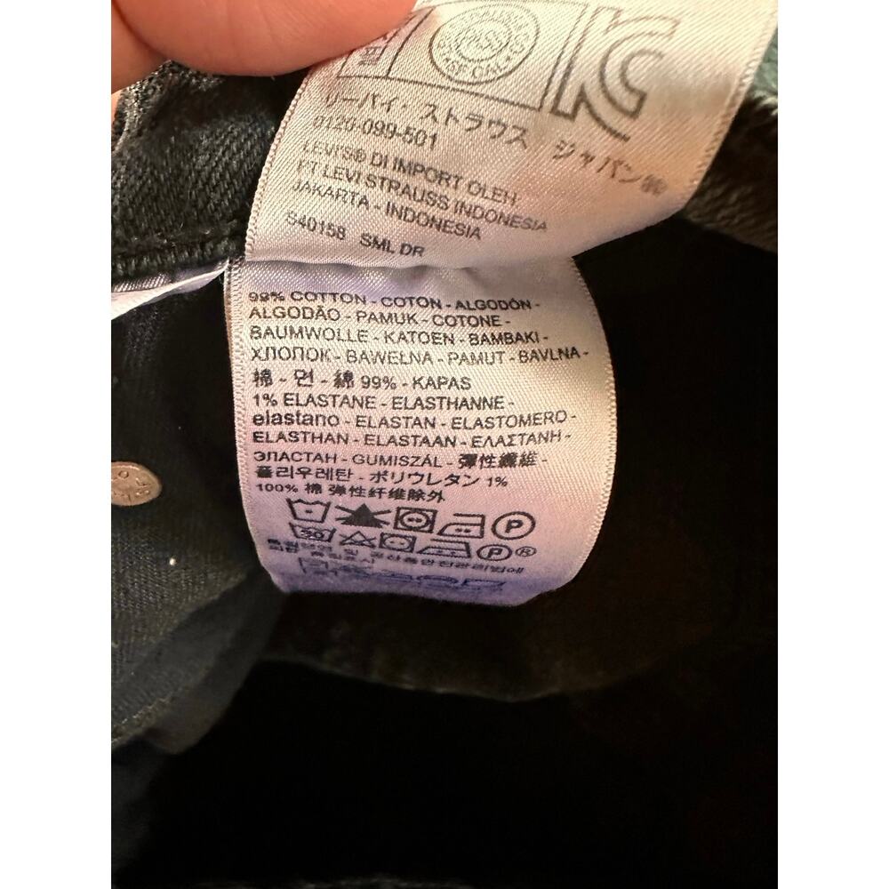 Levi's Slim Fit Jeans Size 30 See Measurements - Picture 4 of 5